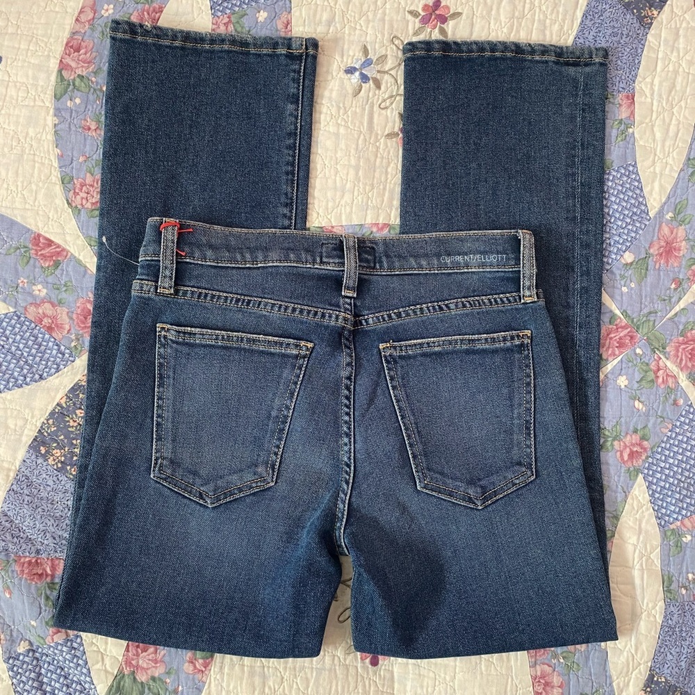 Current Elliott Jeans | Current Elliott Women Jeans | Straight Leg Ankle Jeans